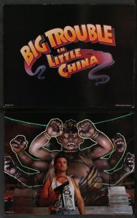 5w011 BIG TROUBLE IN LITTLE CHINA 9 LCs '86 Kurt Russel, Kim Cattrall, directed by John Carpenter!