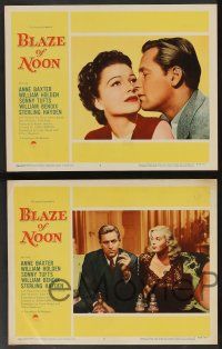 5w447 BLAZE OF NOON 7 LCs R58 circus stunt pilot William Holden & sexy Anne Baxter + Jean Wallace!