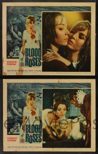 5w567 BLOOD & ROSES 6 LCs '61 Et mourir de plaisir, Roger Vadim, sexiest vampire Annette Vadim!