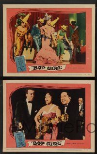 5w449 BOP GIRL GOES CALYPSO 7 LCs '57 it's the red-hot battle of the rages, a rock & roll romp!