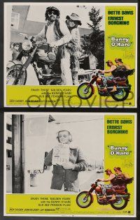 5w088 BUNNY O'HARE 8 LCs '71 Bette Davis & Ernest Borgnine enjoy their golden years!