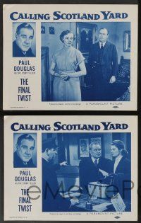 5w770 CALLING SCOTLAND YARD 4 LCs '54 six-bill of English detective movies, The Final Twist!