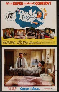 5w103 CHARLEY & THE ANGEL 8 LCs '73 Disney, Fred MacMurray, Cloris Leachman, supernatural comedy!