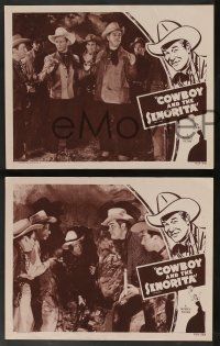 5w860 COWBOY & THE SENORITA 3 LCs R54 Roy Rogers, Guinn Big Boy Williams, Fuzzy Knight!
