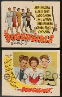 5w141 DOUGHGIRLS 8 LCs '44 sexy Ann Sheridan, Alexis Smith & Jane Wyman at home during WWII!