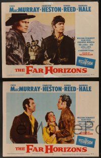 5w159 FAR HORIZONS 8 LCs '55 Charlton Heston & Fred MacMurray as Lewis & Clark + Donna Reed!