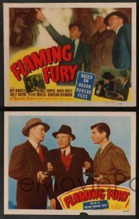 5w173 FLAMING FURY 8 LCs '49 from Arson Bureau files, cool images of firefighters & detectives!