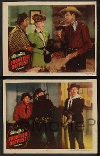 5w470 FRONTIER OUTPOST 7 LCs '49 Charles Starrett as the Durango Kid, Smiley Burnette!