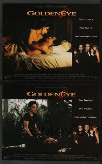 5w593 GOLDENEYE 6 LCs '95 Pierce Brosnan as Bond, Izabella Scorupco, sexy Famke Janssen!