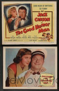 5w191 GOOD HUMOR MAN 8 LCs '50 great wacky images of Jack Carson, Lola Albright!