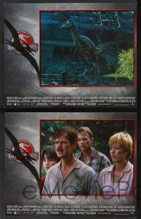 5w483 JURASSIC PARK 3 7 LCs '01 Sam Neill, William H. Macy, cool dinosaur images!