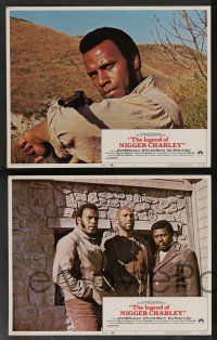 5w487 LEGEND OF NIGGER CHARLEY 7 LCs '72 D'Urville Martin, Don Pedro Colley, Fred Williamson!