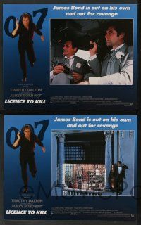 5w488 LICENCE TO KILL 7 LCs '89 Timothy Dalton as James Bond 007, he's out for revenge!