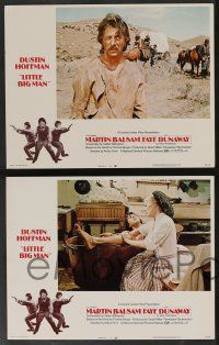 5w489 LITTLE BIG MAN 7 LCs '71 Dustin Hoffman is the most neglected hero in history, Arthur Penn