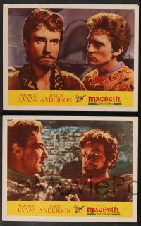5w799 MACBETH 4 LCs '64 Maurice Evans, Judith Anderson, from Shakespeare!