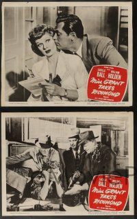5w495 MISS GRANT TAKES RICHMOND 7 LCs R54 sexy Lucille Ball, William Holden, James Gleason!