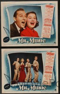5w285 MR. MUSIC 8 LCs '50 Bing Crosby, Groucho Marx, Charles Coburn, Ruth Hussey, Robert Stack!