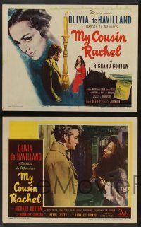 5w287 MY COUSIN RACHEL 8 LCs '53 from Daphne du Maurier's novel, gorgeous Olivia de Havilland!
