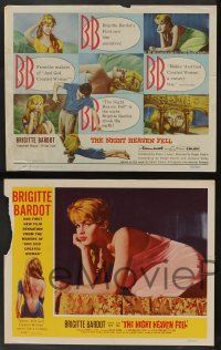 5w296 NIGHT HEAVEN FELL 8 LCs '58 sexy Brigitte Bardot, Vadim's Les bijoutiers du Clair de lune!