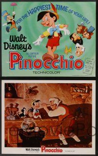 5w019 PINOCCHIO 9 LCs R71 Disney classic fantasy cartoon about a wooden boy who wants to be real!