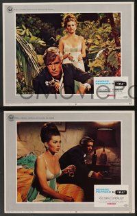5w811 P.J. 4 LCs '68 great images of private detective George Peppard & sexy Gayle Hunnicutt!