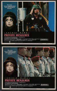 5w509 PRIVATE BENJAMIN 7 LCs '81 Eileen Brennan, Armand Assante, Goldie Hawn in the army!