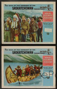 5w721 SASKATCHEWAN 5 LCs '54 cool images of Canadian Mountie Alan Ladd & sexy Shelley Winters!