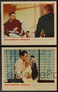 5w722 SAYONARA 5 LCs '57 great images of Marlon Brando, Miiko Taka, & Red Buttons!