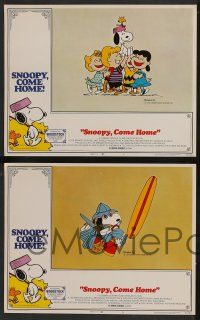 5w615 SNOOPY COME HOME 6 LCs '72 Peanuts, Schulz art of Charlie Brown, Snoopy, Woodstock, & gang!