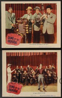 5w899 SONG OF THE PRAIRIE 3 LCs '45 Ken Curtis, Andy Clyde, wacky images!