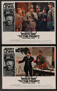 5w418 WHICH WAY TO THE FRONT 8 LCs '70 wacky Jerry Lewis as German general!