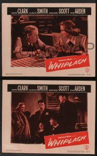 5w914 WHIPLASH 3 LCs '49 Dane Clark & Alexis Smith in the grip of love that marks like a whip!