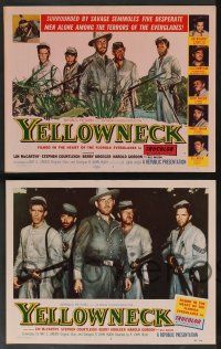 5w435 YELLOWNECK 8 LCs '55 Civil War cowards surrounded by savage Seminoles in the Everglades!
