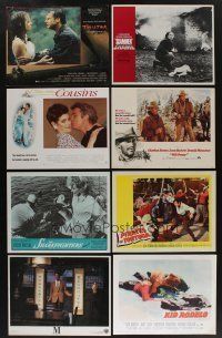 5x040 LOT OF 184 LOBBY CARDS '56 - '96 great scenes from 23 different movies!