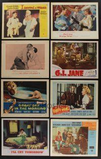 5x058 LOT OF 79 1950s LOBBY CARDS '50s great scenes from a variety of different movies!