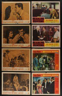 5x060 LOT OF 77 LOBBY CARDS '50s-70s great scenes from a variety of different movies!
