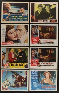 5x063 LOT OF 73 1950s LOBBY CARDS '50s great scenes from a variety of different movies!