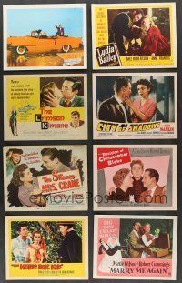 5x097 LOT OF 21 LOBBY CARD SETS OF 7 '40s-70s containing a total of 147 cards in all!