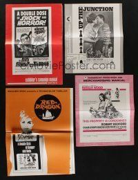 5x136 LOT OF 21 CUT PRESSBOOKS '60s-70s advertising images from a variety of different movies!