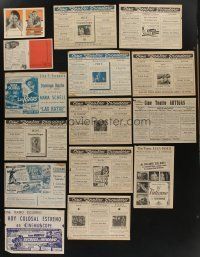 5x196 LOT OF 18 1950-61 URUGUAYAN HERALDS '50-61 different images from a variety of movies!
