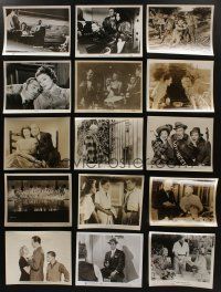 5x235 LOT OF 54 8x10 STILLS '40s-50s great scenes from a variety of different movies!