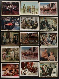 5x260 LOT OF 25 COLOR 8x10 STILLS '50s-60s great scenes from a variety of different movies!