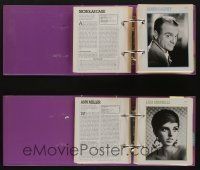 5x297 LOT OF 2 BINDERS OF MOVIE STAR CARDS '90s great portraits of top Hollywood actors!