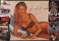 5x363 LOT OF 20 UNFOLDED COMMERCIAL POSTERS '90s half-naked women, motorcycles, hot rods & more!
