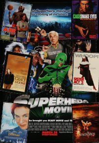 5x374 LOT OF 7 UNFOLDED DOUBLE-SIDED ONE-SHEETS '90s great images from a variety of movies!