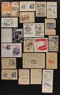 5x195 LOT OF 20 1931 URUGUAYAN HERALDS '31 different images from a variety of movies!