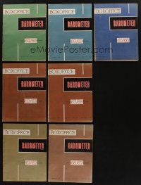 5x167 LOT OF 7 BOXOFFICE BAROMETER EXHIBITOR MAGAZINES '60s filled with lots of information!