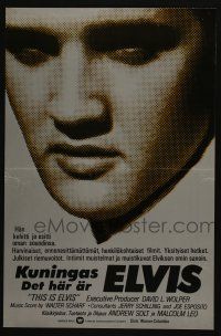 5y167 THIS IS ELVIS Finnish '81 Elvis Presley rock 'n' roll biography!