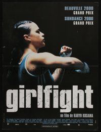 5y785 GIRLFIGHT French 16x21 '00 Michelle Rodriguez, Jaime Tirelli, cool girl boxing image!