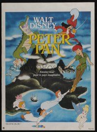 5y829 PETER PAN French 15x21 R70s Walt Disney animated cartoon fantasy classic!